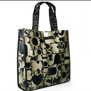 Tous Cubic tote handbag purse gray black